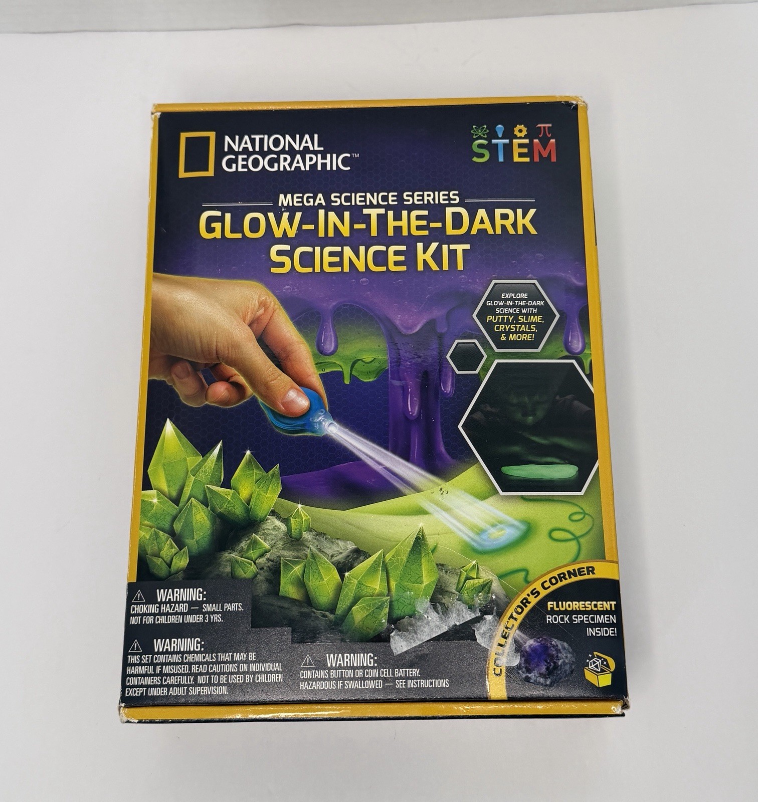 National Geographic STEM Mega Science Series Glow In The Dark Science Kit Age 8+