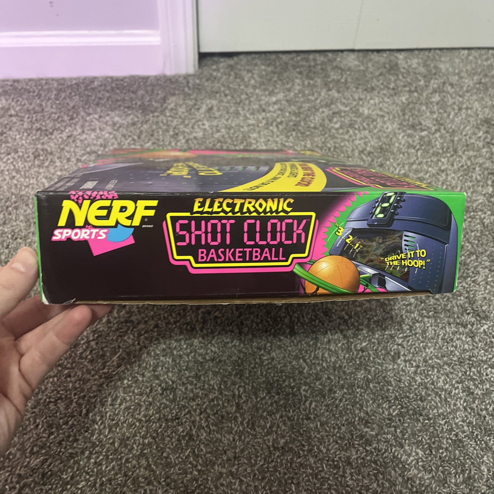 1997 Kenner Nerf Sports Electronic Shot Clock Basketball Kenner ReadDescription