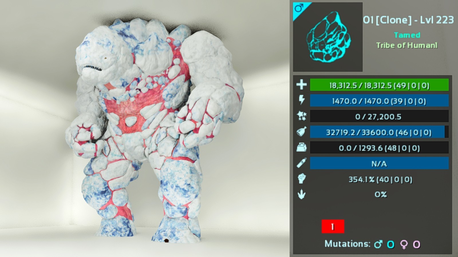 Ice/Rock/Chalk Color Elemental ARK🦕 Survival Ascended ASA PVE PC/XBOX/PS