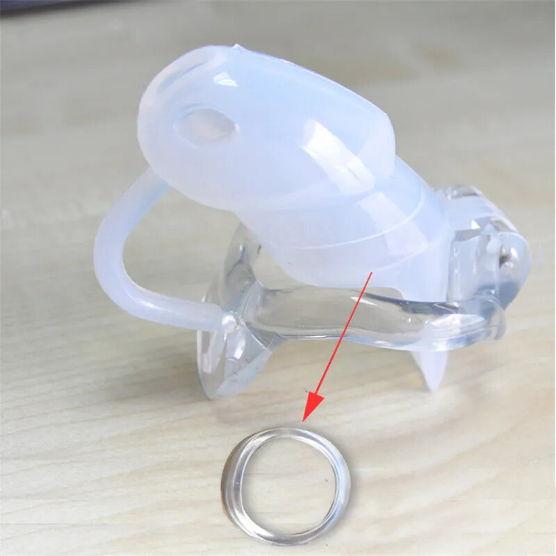 Soft Silicone Male Chastity Device Rings Chastity Belt Cage Peni Sleeve