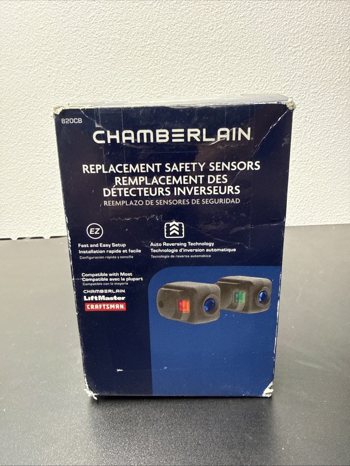 820CB Chamberlain 012381197460 Replacement Safety Sensor LiftMaster Craftsman OB