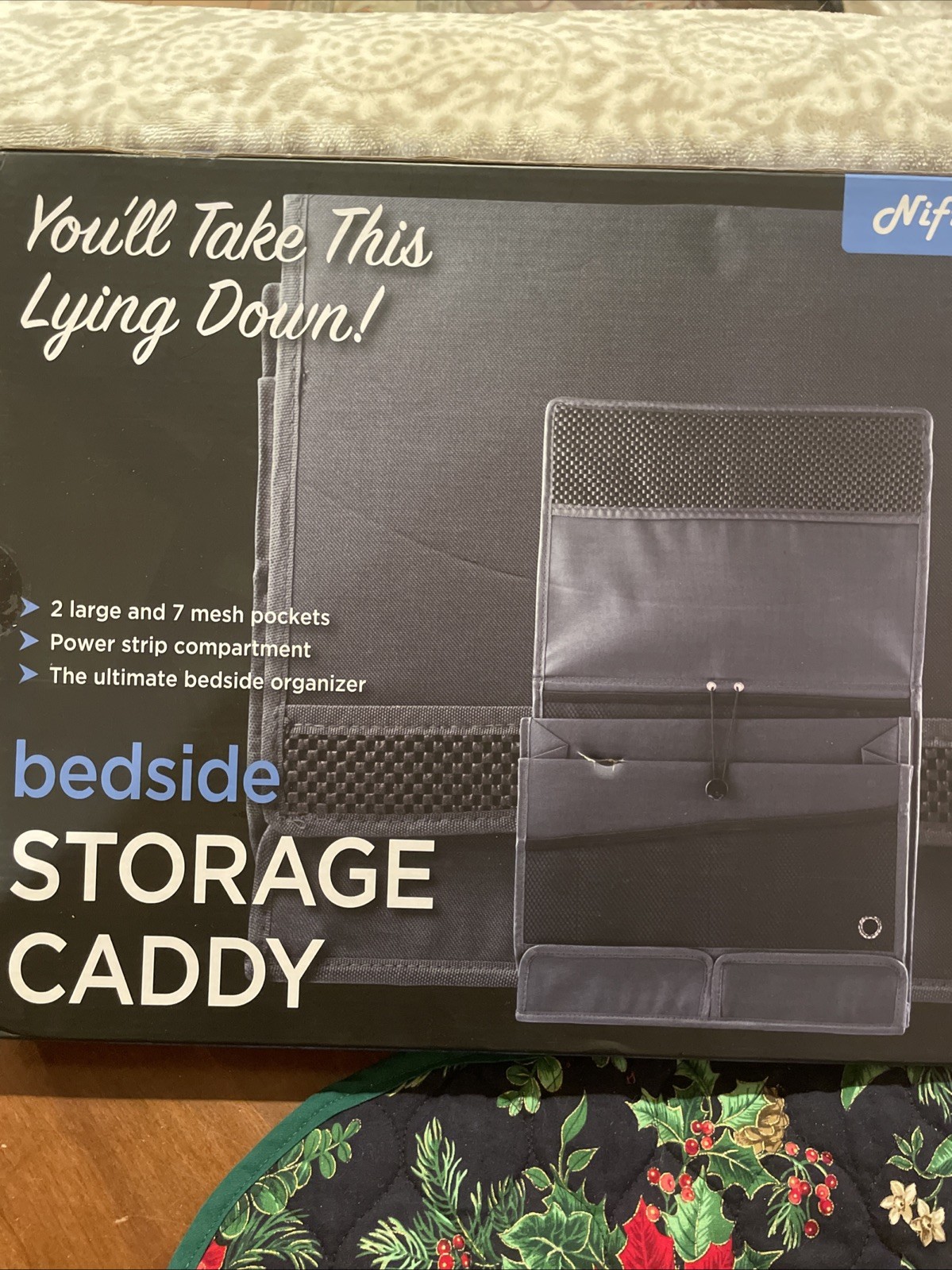 Nifty Bedside Storage Caddy