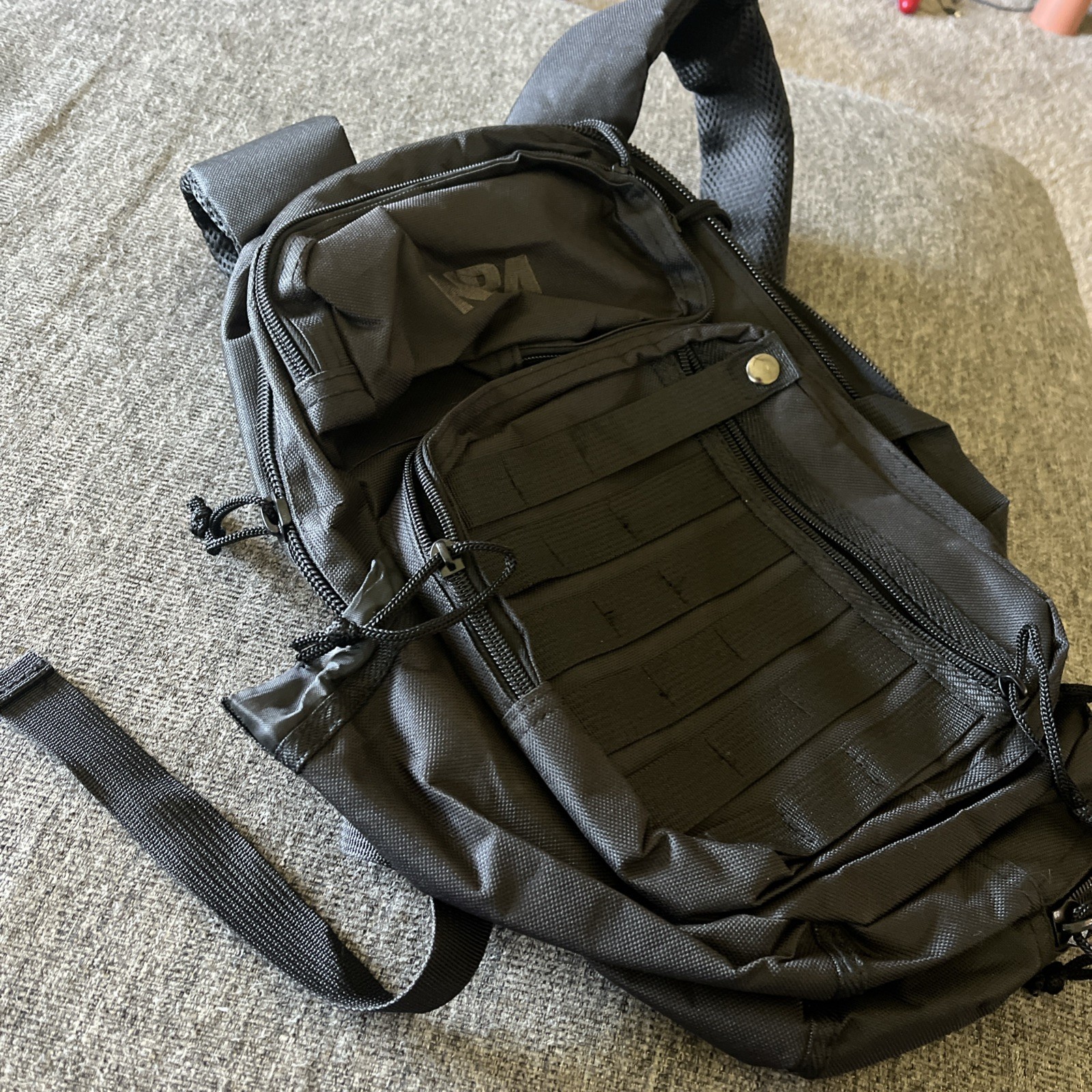 NRA Backpack Black W/Multiple Inside Pockets/5 Exterior Zipper Pockets