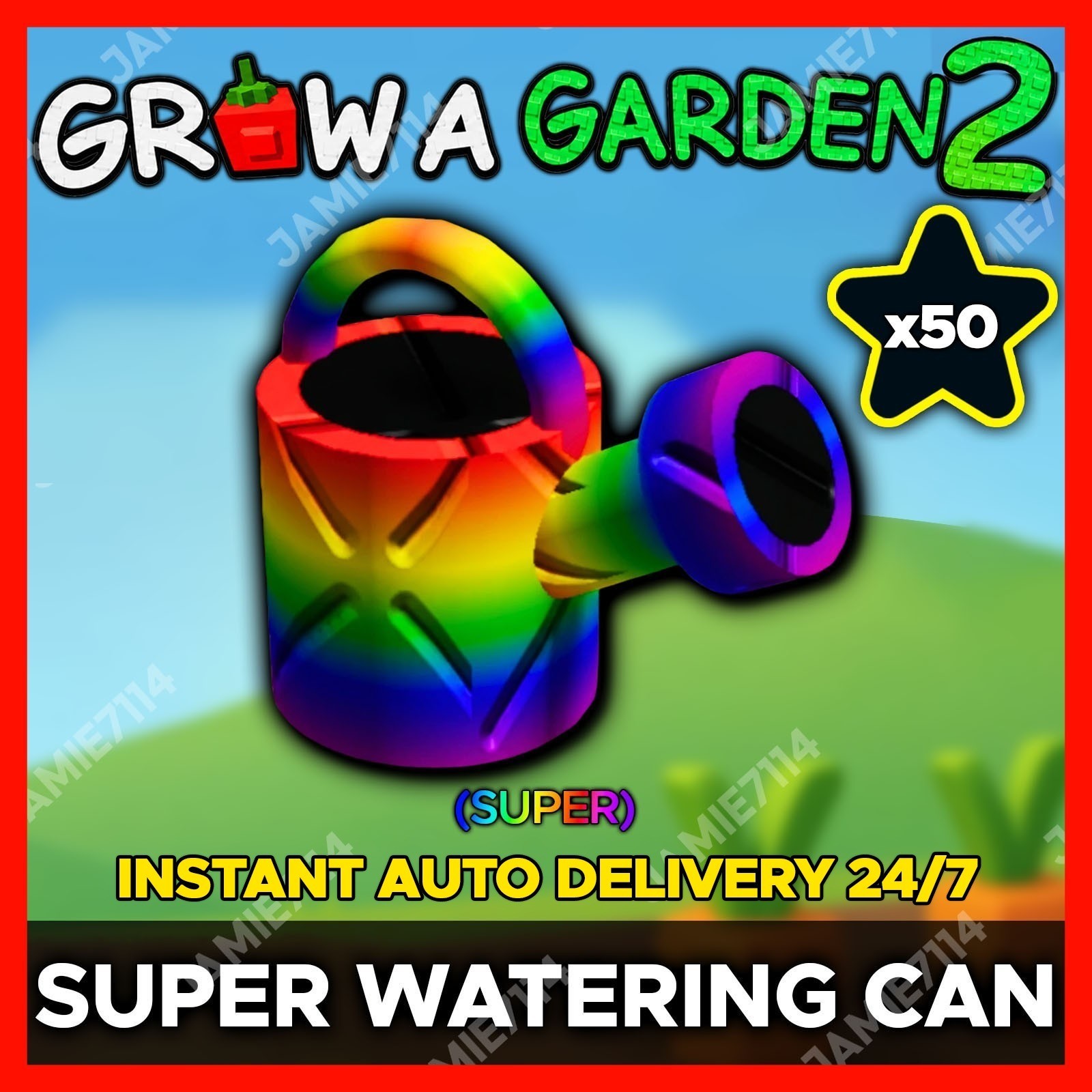 🪴Grow a Garden 2 | Super Watering Can x50 | GAG2 Fast & Easy