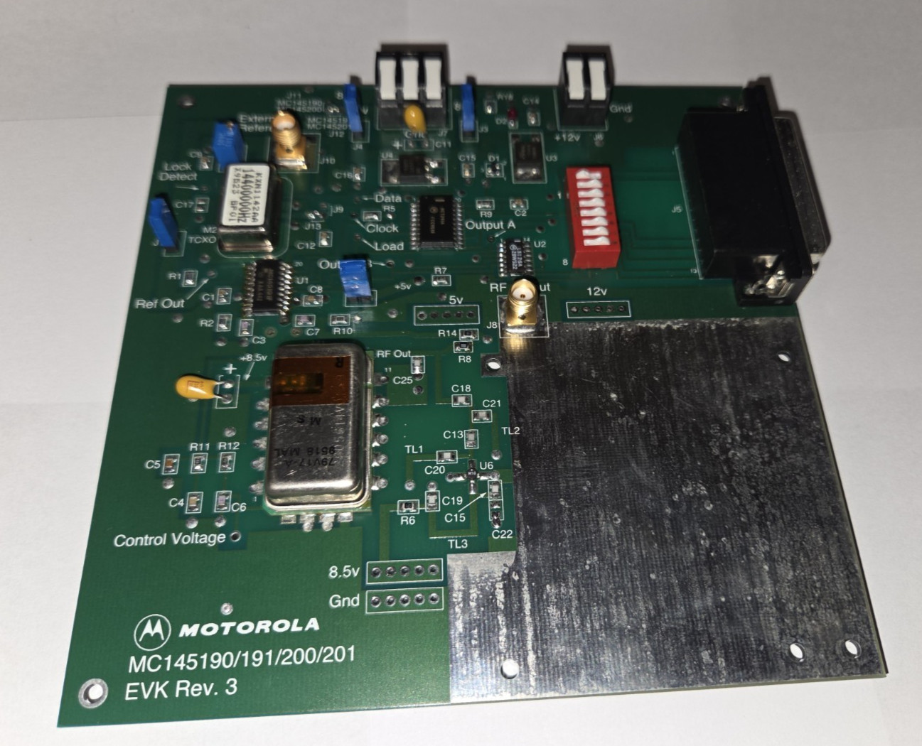 Motorola MC145191 EVK Rev 3 Evaluation Board MC145191F NOS
