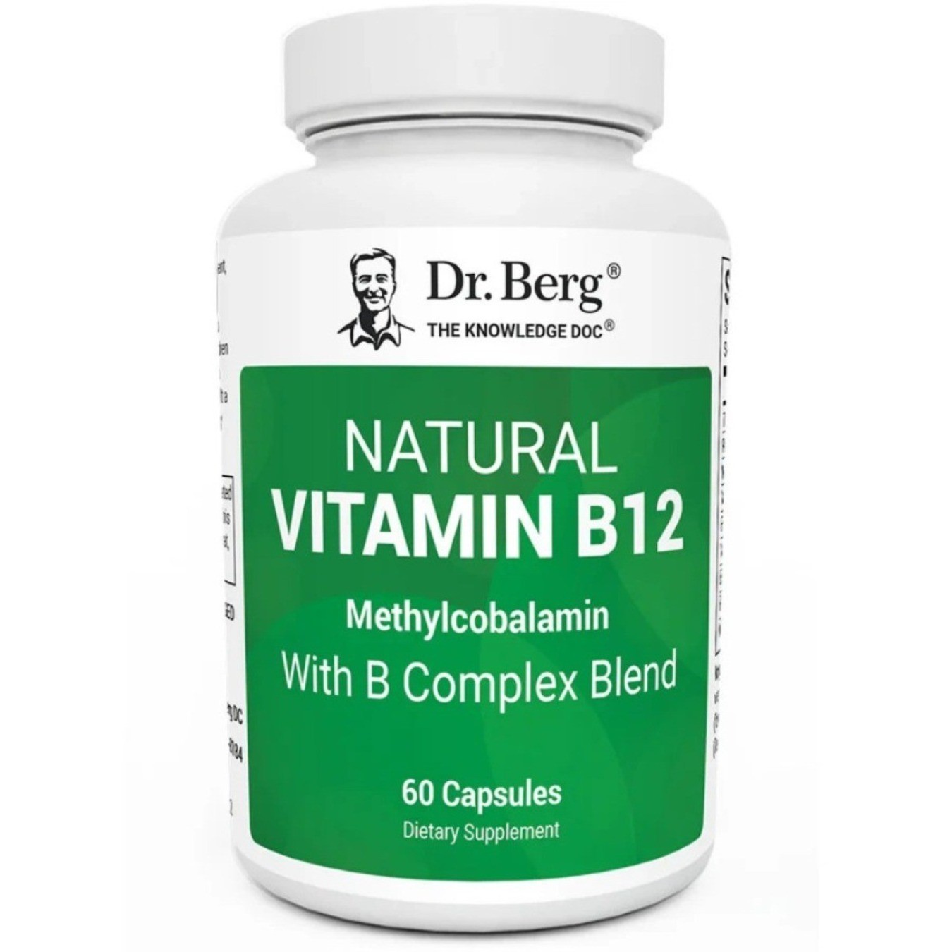 NEW Natural Vitamin B12 Methylcobalamin 1000 mcg B Complex & Magnesium