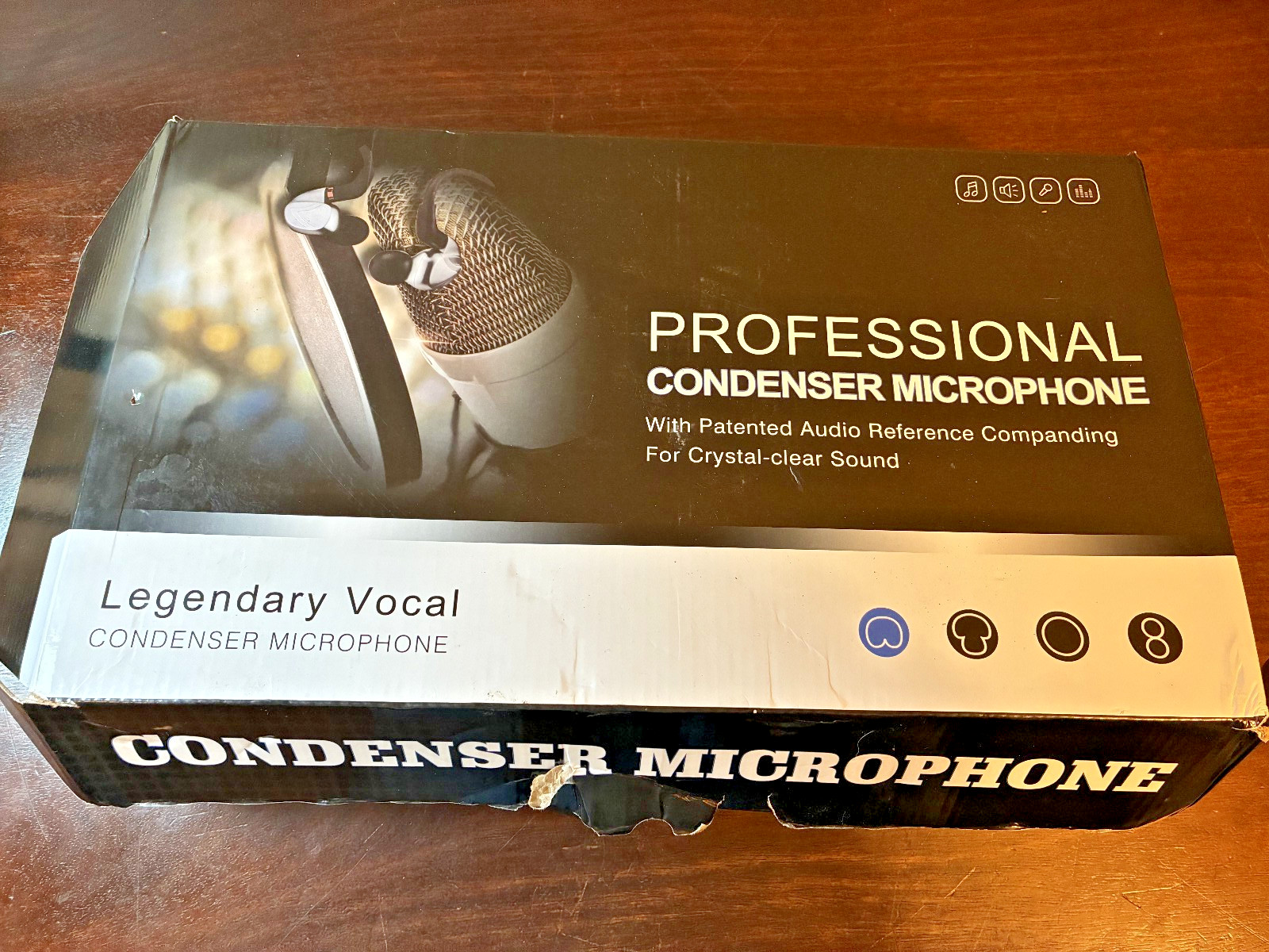 Professional Condenser Microphone Legendary Vocal, Open box