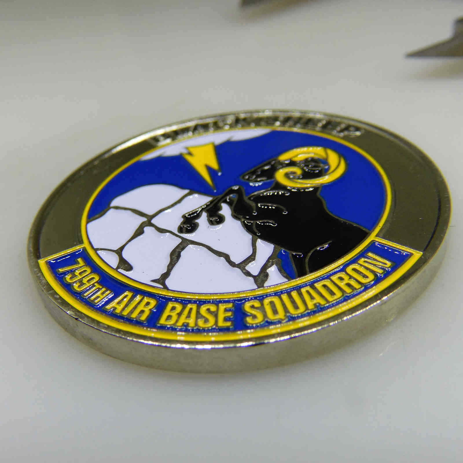 799TH AIR BASE SQUADRON BLACK SHEEP CHALLENGE COIN