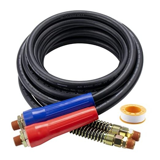 Hose Assembly Set Straight Heavy Duty Air Power Hoses for 15 FT Air Line