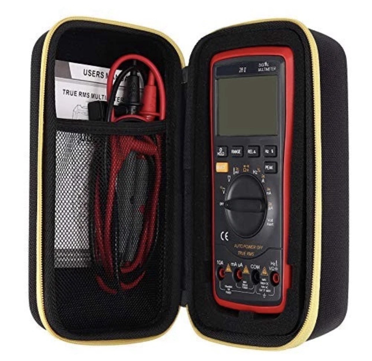 Multimeter Hard Carry Case - Universal Multimeter Hard Case - Waterproof Yellow