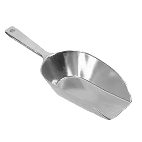 Thunder Group ALTWFC007 7 oz Straight Edge Aluminum Scoop w/ Contoured Handle