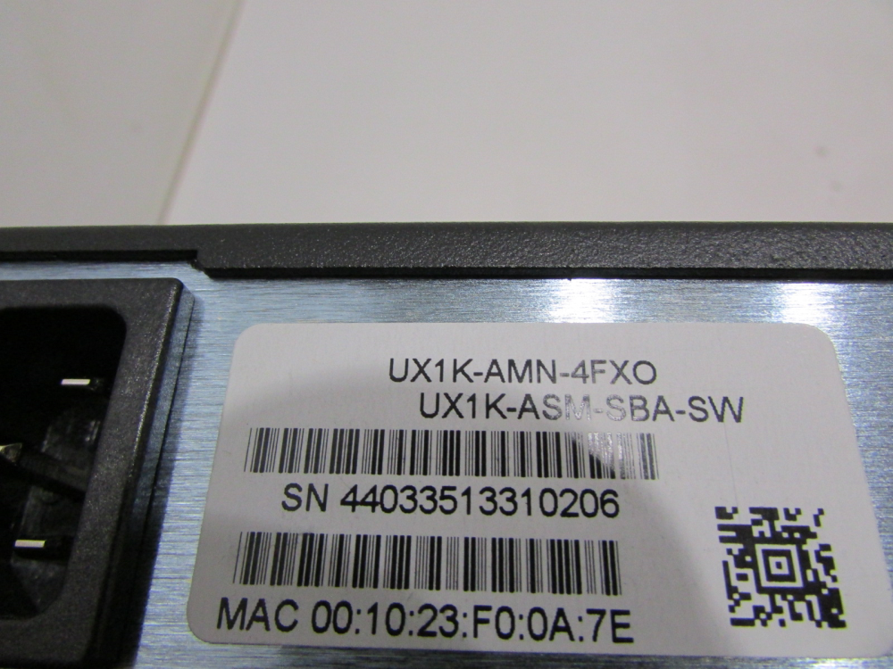 Sonus UX1K-AMN-4FXO Session Border Controller w ASM NEW OPEN BOX