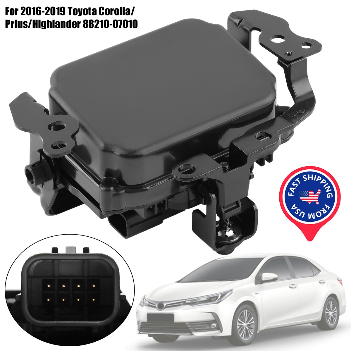 For 17-19 Toyota Highlander Cruise Distance Control Sensor Radar 88210-07010