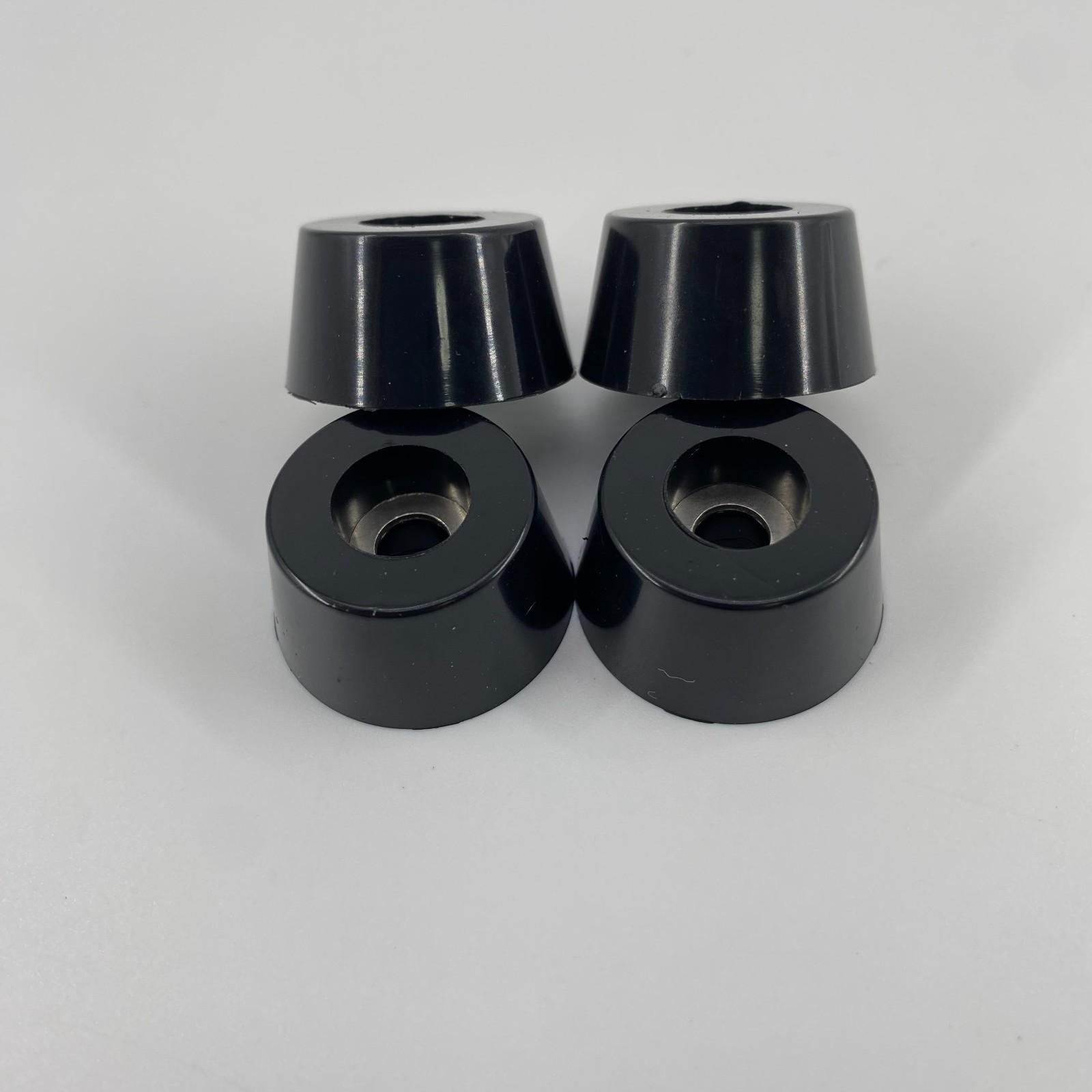 4-25mm Wide x 13mm Tall Tapered Rubber Equipment Feet Bumper Audio Speakers Amps