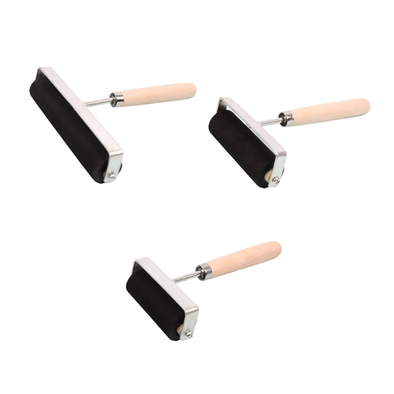 Rubber Roller Brayer Rollers for Printmaking Brayer Crafting Brayer Rollers