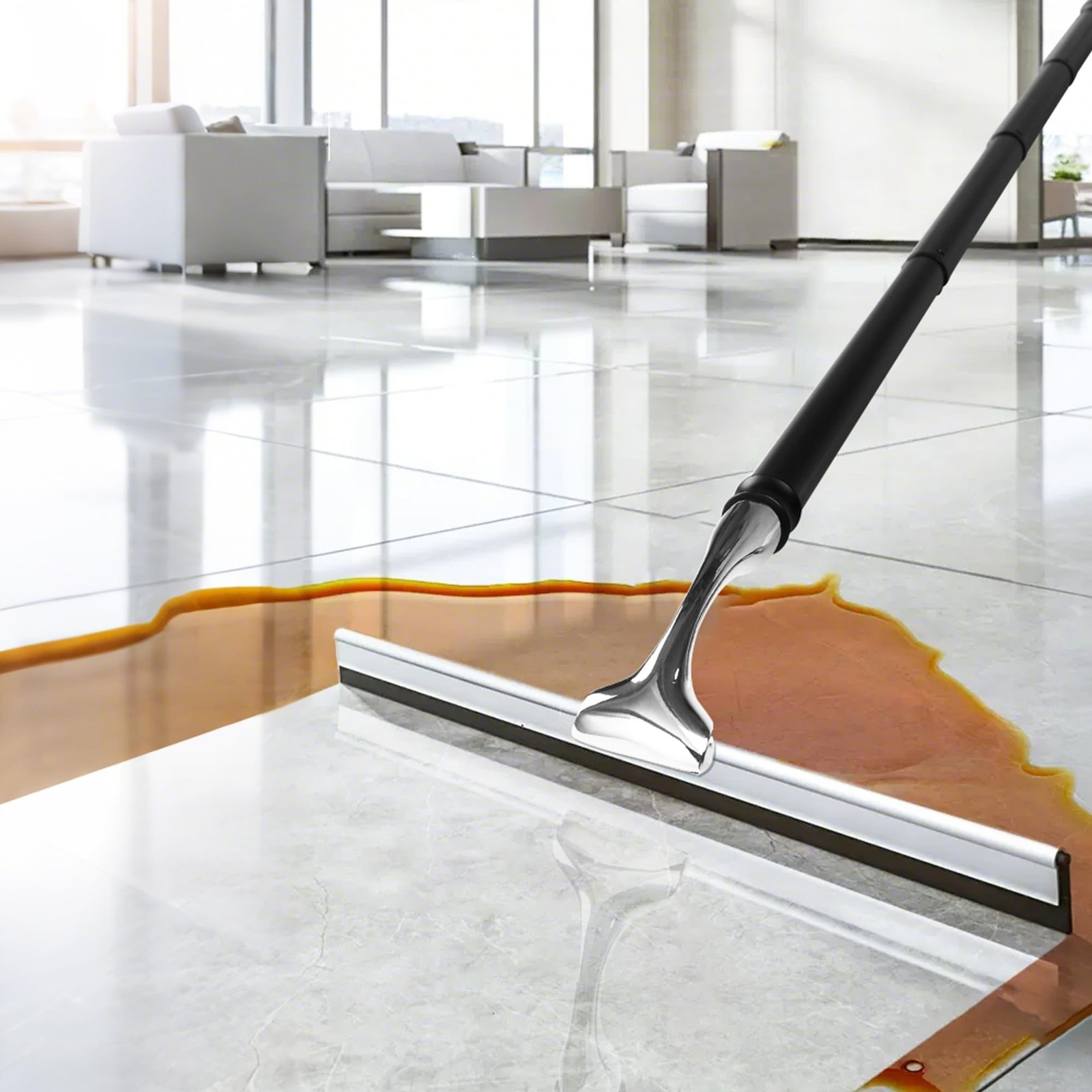 Window Squeegee for Home, 2 in 1 Window Washing kit with Extension Pole Long ...