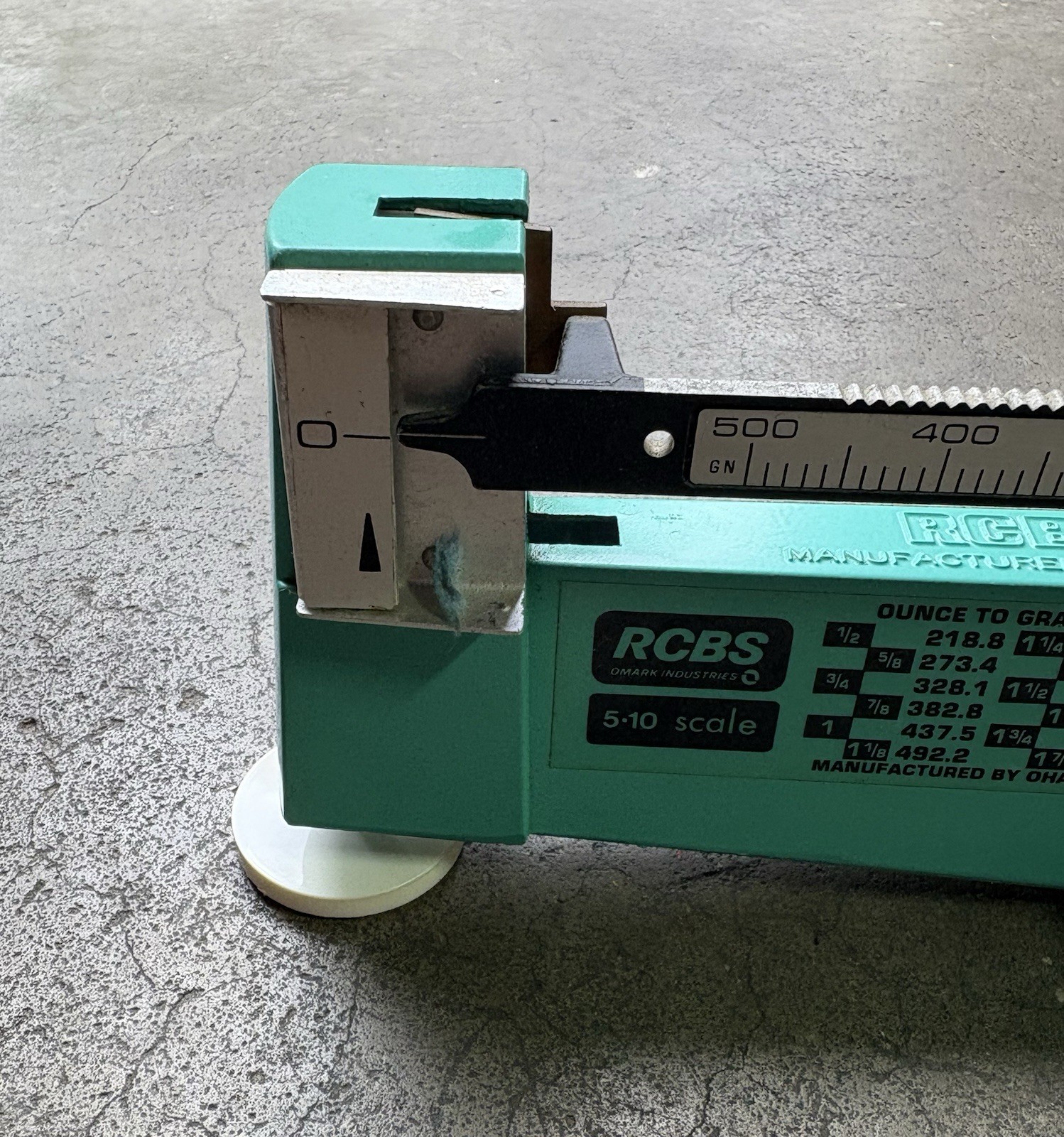 RCBS 5-10 Powder Reloading Balance Beam Scale