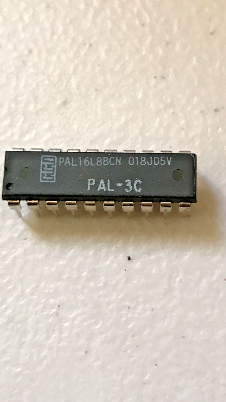 LOT OF 5 UNITS: MMI PAL16L8BCN TTL Programmable Array Logic DIP20 - USA STOCK