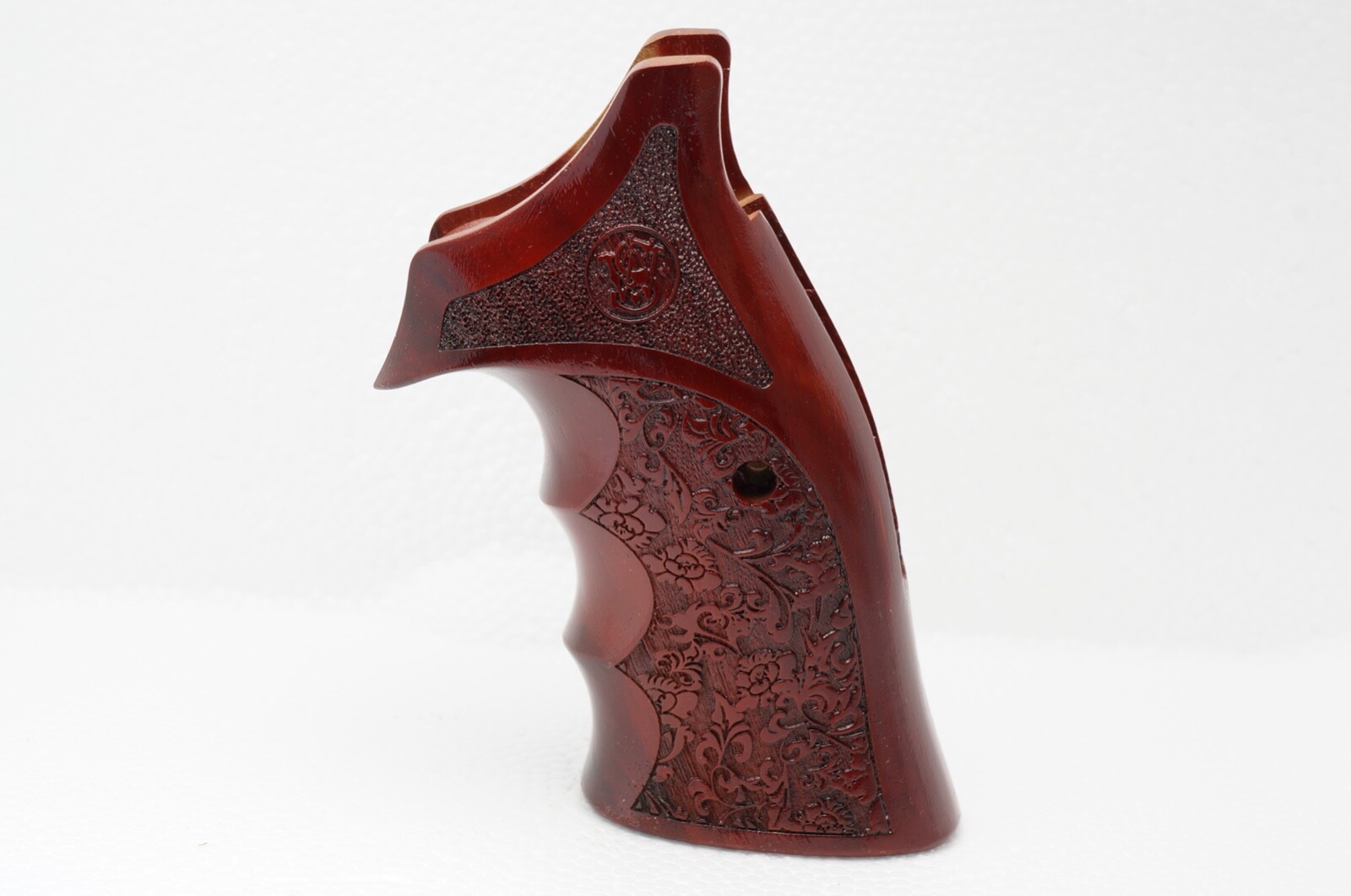 CUSTOM MADE S&W SMITH & WESSON K/L ROUND BUT FRAME GRIP *FLORA-MAROON*