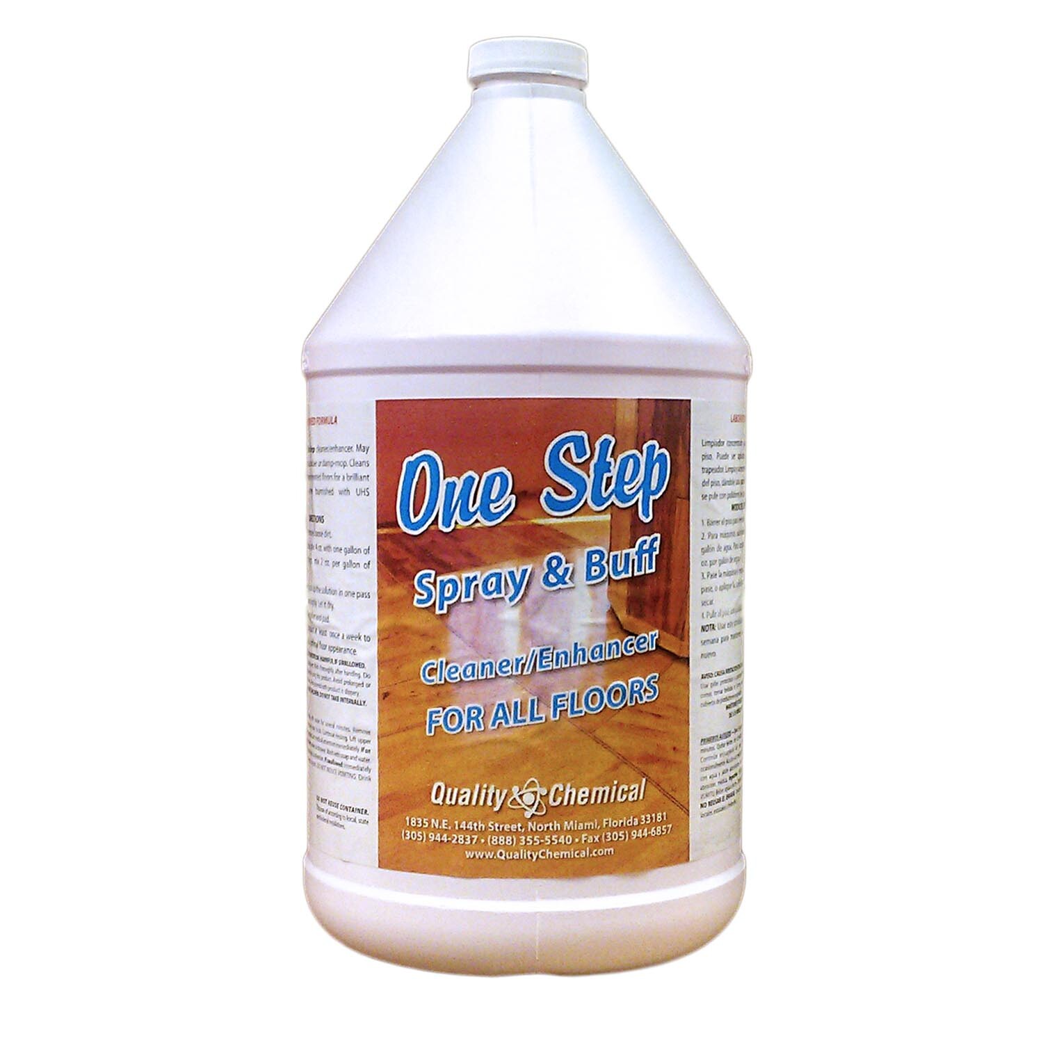 One Step - Spray and Buff -Floor Restorer Cleans & polishes - 1 gallon (128 oz.)