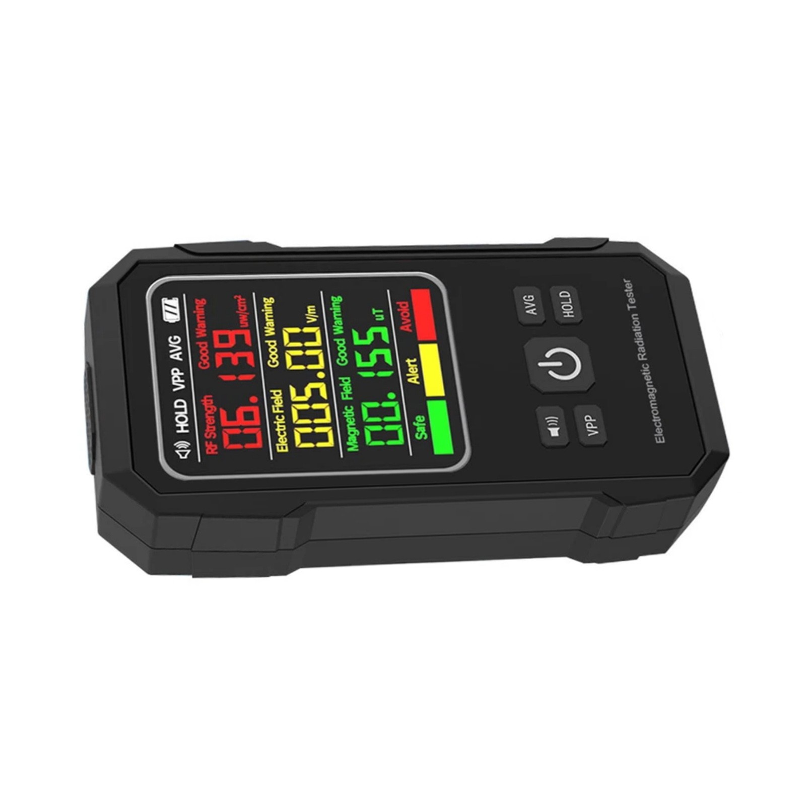 EMF Meter Electromagnetic Radiation Detector with Data Lock and Screen Lock