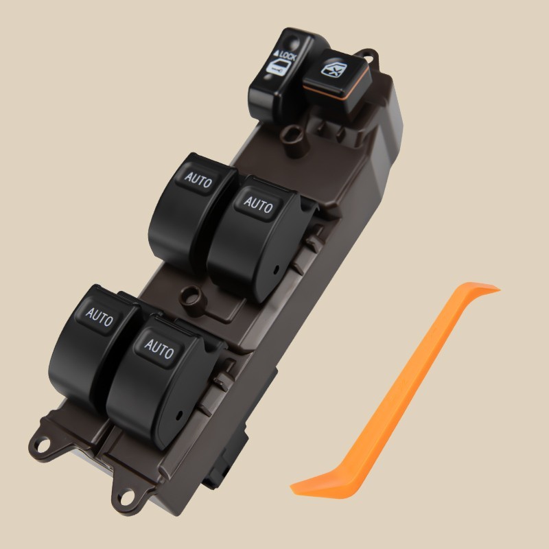 Upgraded Version Master Power Window Switch For 05-11 Toyota Tacoma (White Led）