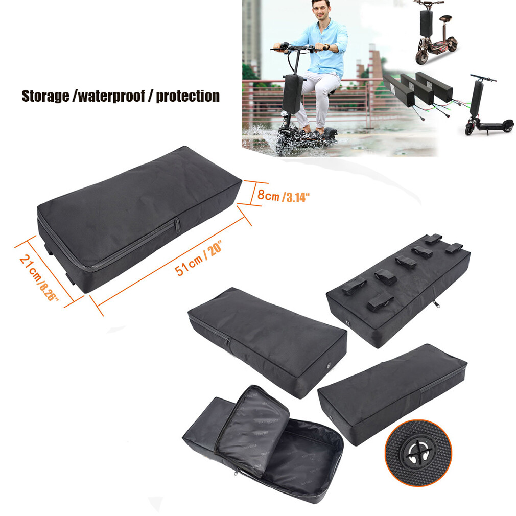 51cm/20" Electric Scooter Battery Bag Case Bicycle Front bike Waterproof storage