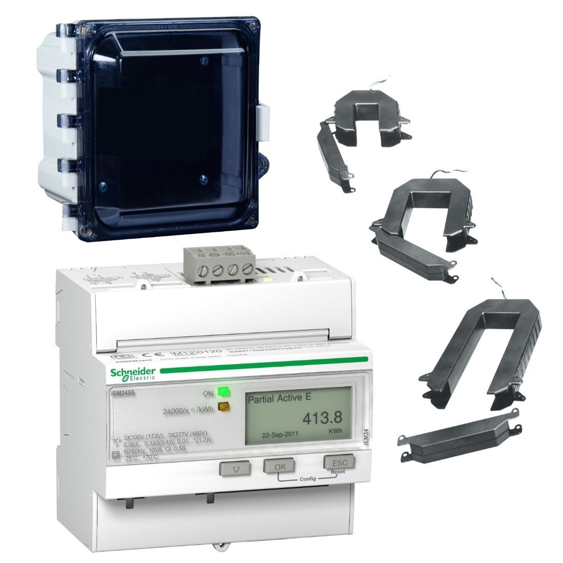 SCHNEIDER ELECTRIC EMKA934553L001014X Energy Usage Meter