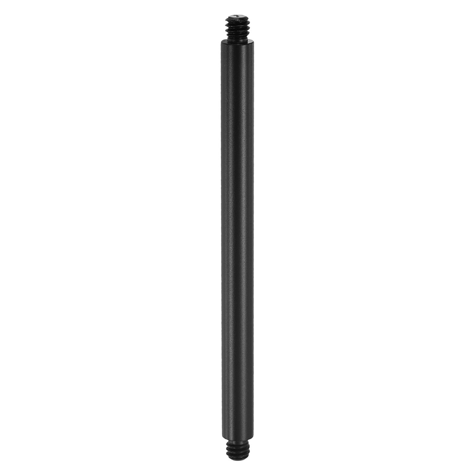4" Metal Extension Rod, 1Pcs 1/4"-20 Male to Male Thread Tripod Tube Black