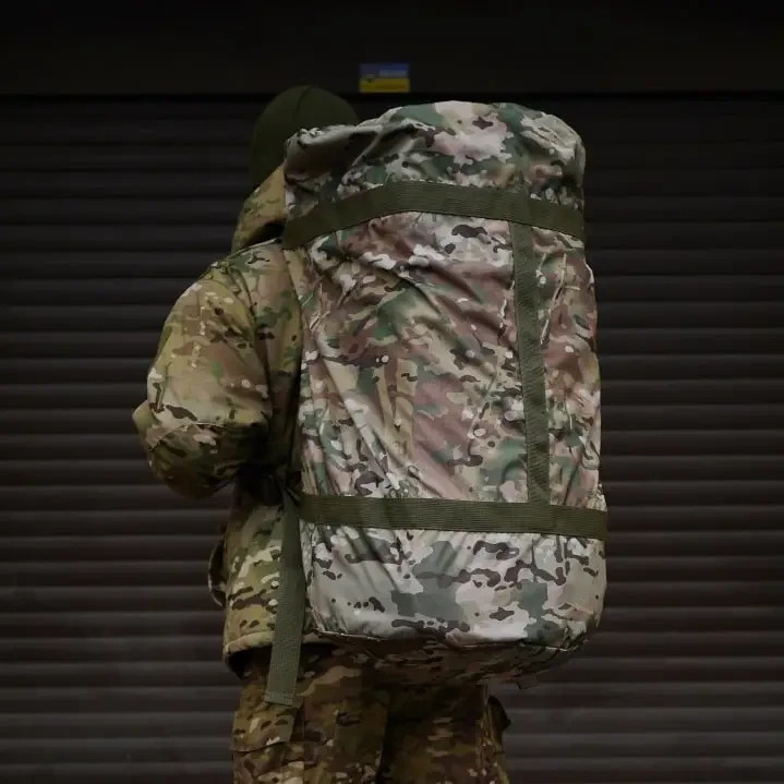 Military trunk backpack 80L multicam Bag trunk💛💙.