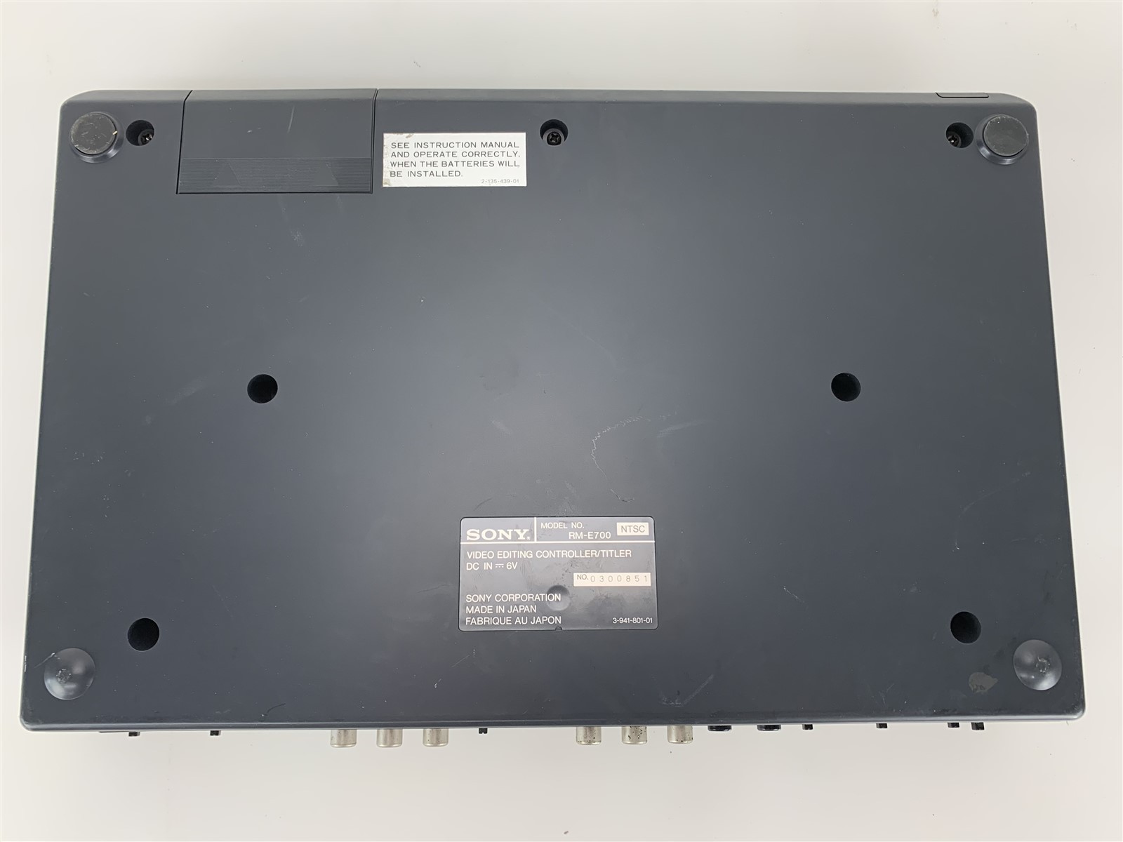Sony Video Editing Controller/Titler RM-E700 - Bad Display