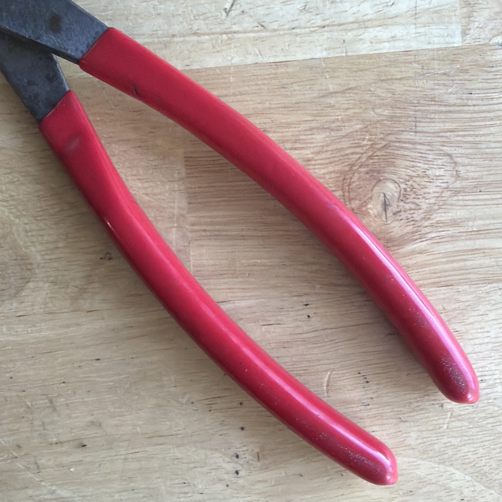 Mac Tools 10" Adjustable Slip Joint Pliers Red Handle P301950 READ!