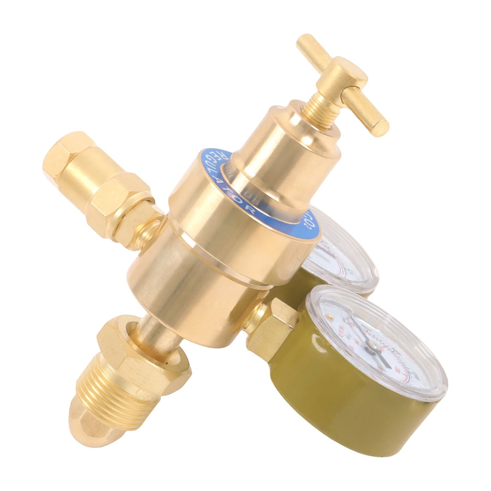 Easy-Read Dial Argon Regulator Flowmeter CGA-580 MIG TIG Welding