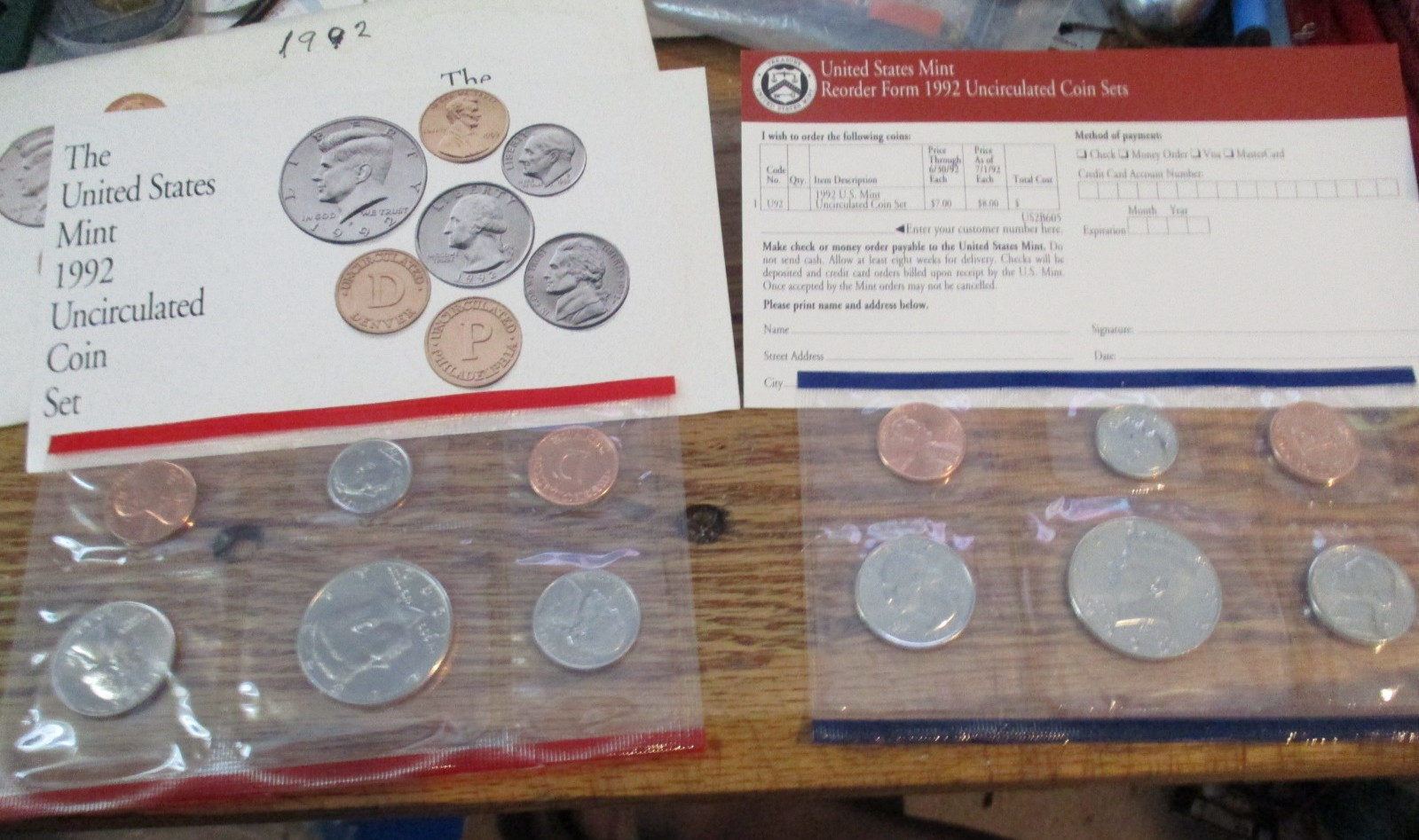1992 United States Mint Uncirculated Coin Set