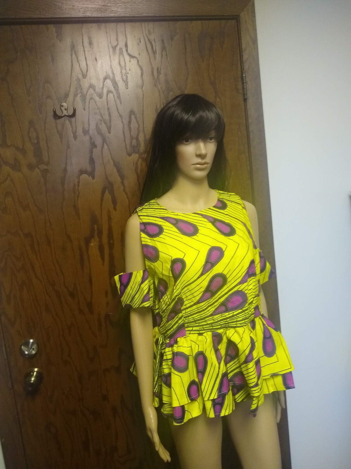 African Wax Print Top
