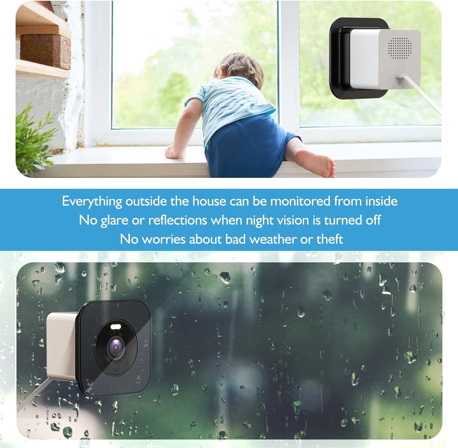 2 Pack Window Mount Comaptible with Cam OG Strong Adhesive Mounting Bracket