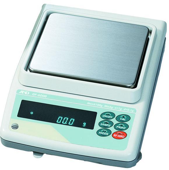 A&D GF-6000 Precision Lab Balance, Compact Jewelry Scale 6100gX0.1g, NEW