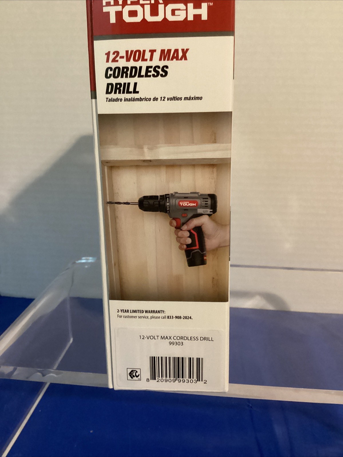 Hyper Tough 12Volt Cordless Drill 3/8 inch Keyless Chuck New