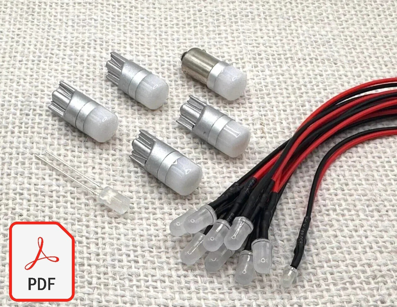 Pioneer SX-1250 SX-5590 replacement LED lamps kit bulb lights INSTRUCTIONS