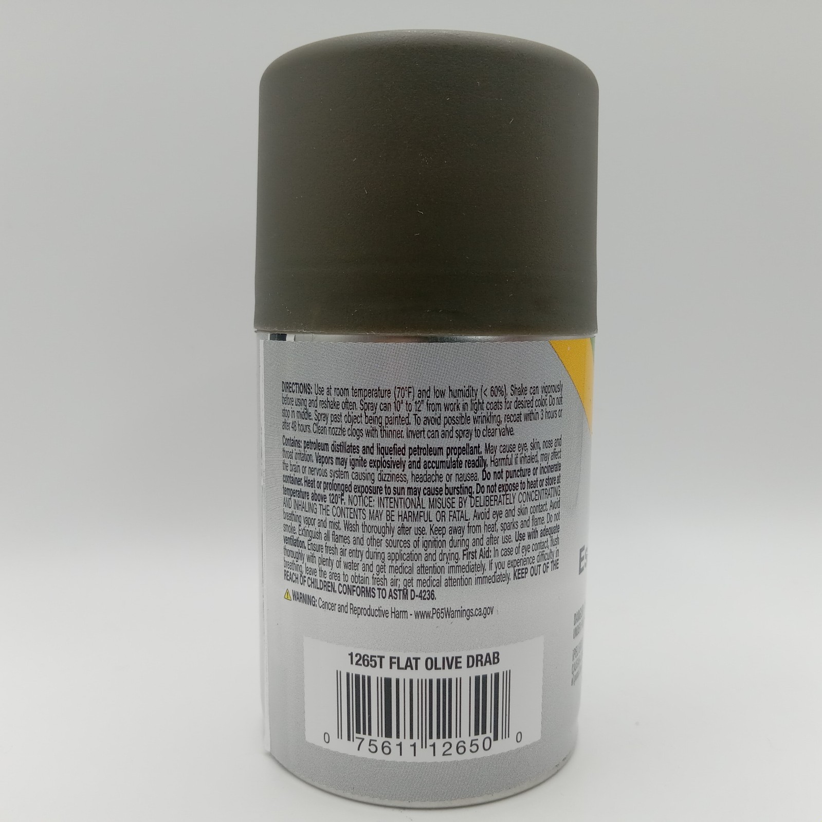 1265T Testors Flat Olive Drab Enamel Spray Can
