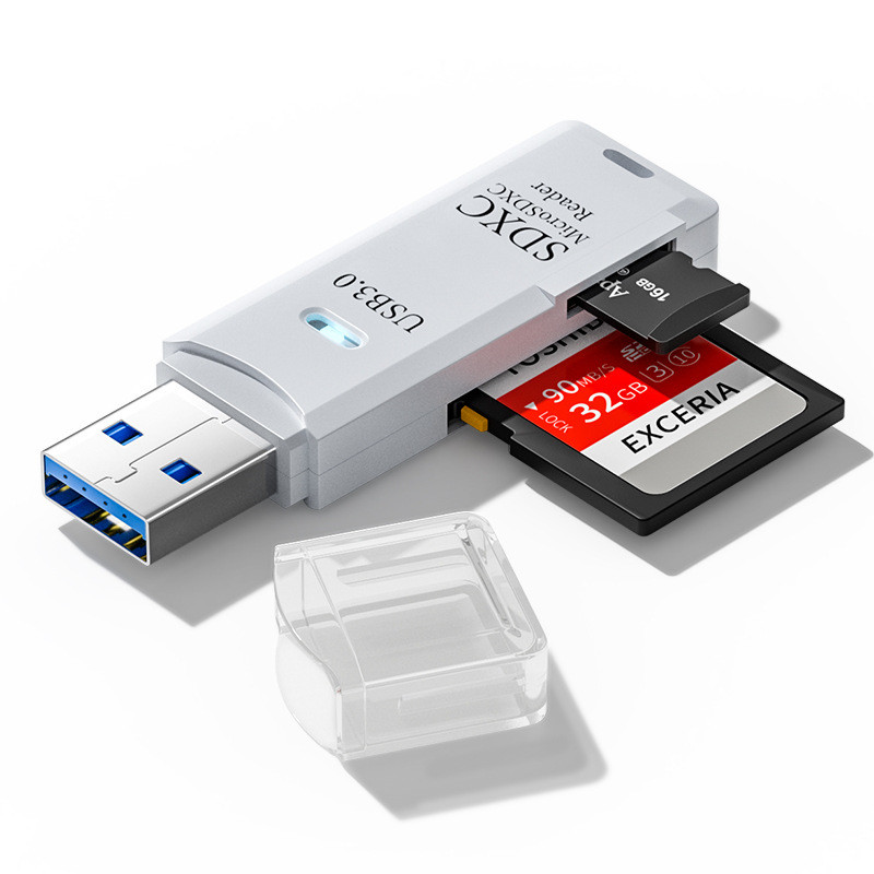 USB 3.0 SD Card Reader for PC Micro SD Card to USB Adapter for Camera Memory C