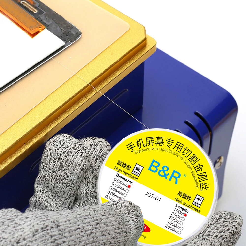 Cutting Line LCD Screen Separation Diamond Wire Mobile Phone Repair Tool,