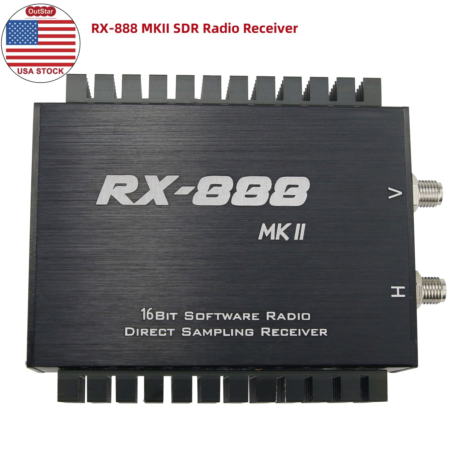 RX-888 MKII SDR Radio Receiver SDR Ham Radio Receiver LTC2208 16Bit ADC (USA)