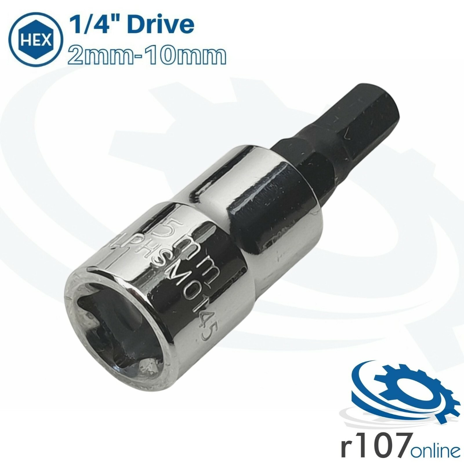 Blue Point 1/4" Hex Socket Set 2-10mm - As sold by Snap On