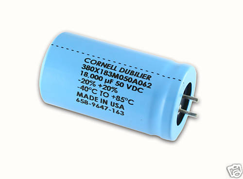 (8pcs) 18000uF 50V Press Lok Snap In Mount Electrolytic Capacitor 18000mfd 50VDC