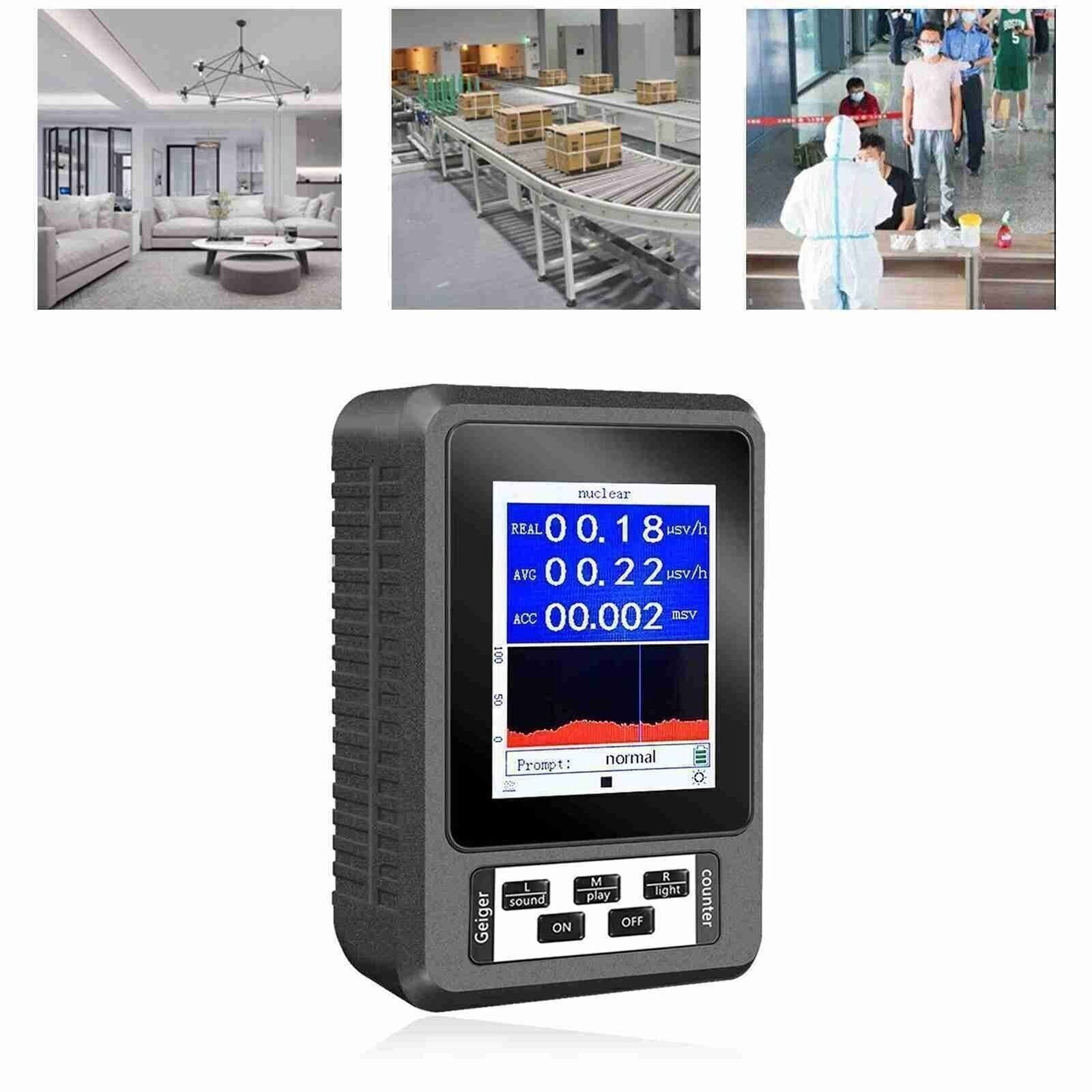 Nuclear Radiation Detector Accurate Sensitive Geiger Counter Real Time β γ X Ray