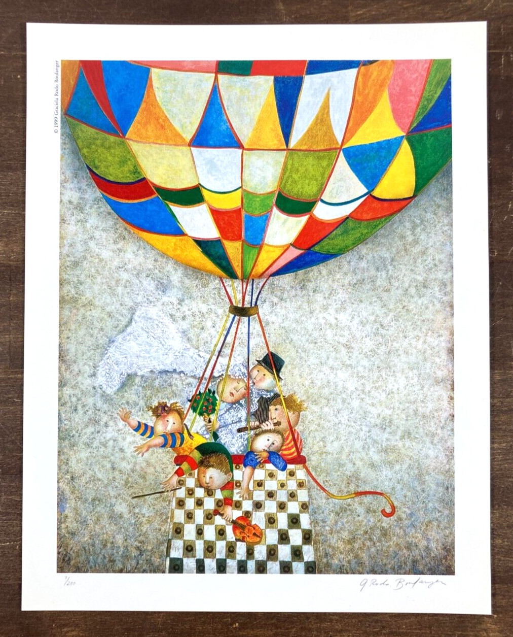 Graciela Rodo Boulanger Voyage de Noces 1999 Art Print Promo Card Large Postcard
