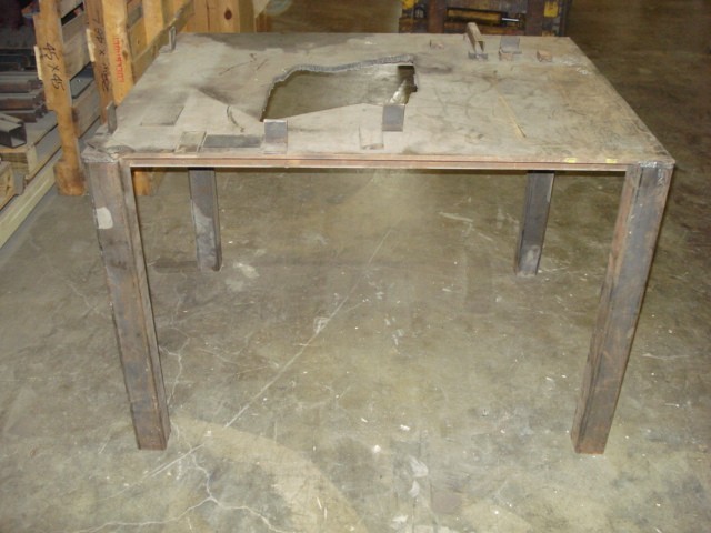 HD WELDING TABLE Jig or Fixture  1/2" top 36L x 48W x 37T  (hole in center)