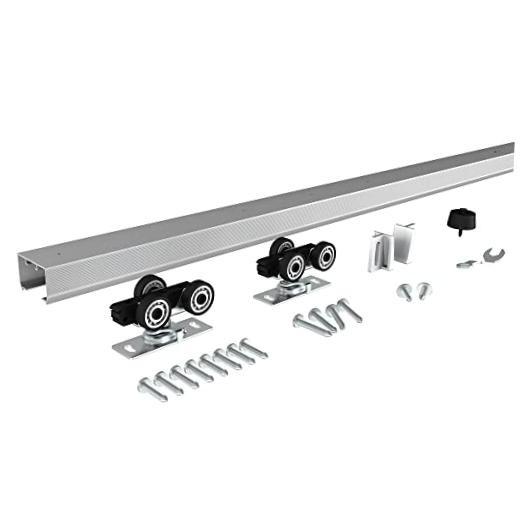 5FT Pocket Door Hardware & Track Set - Sliding Door - 5 Feet