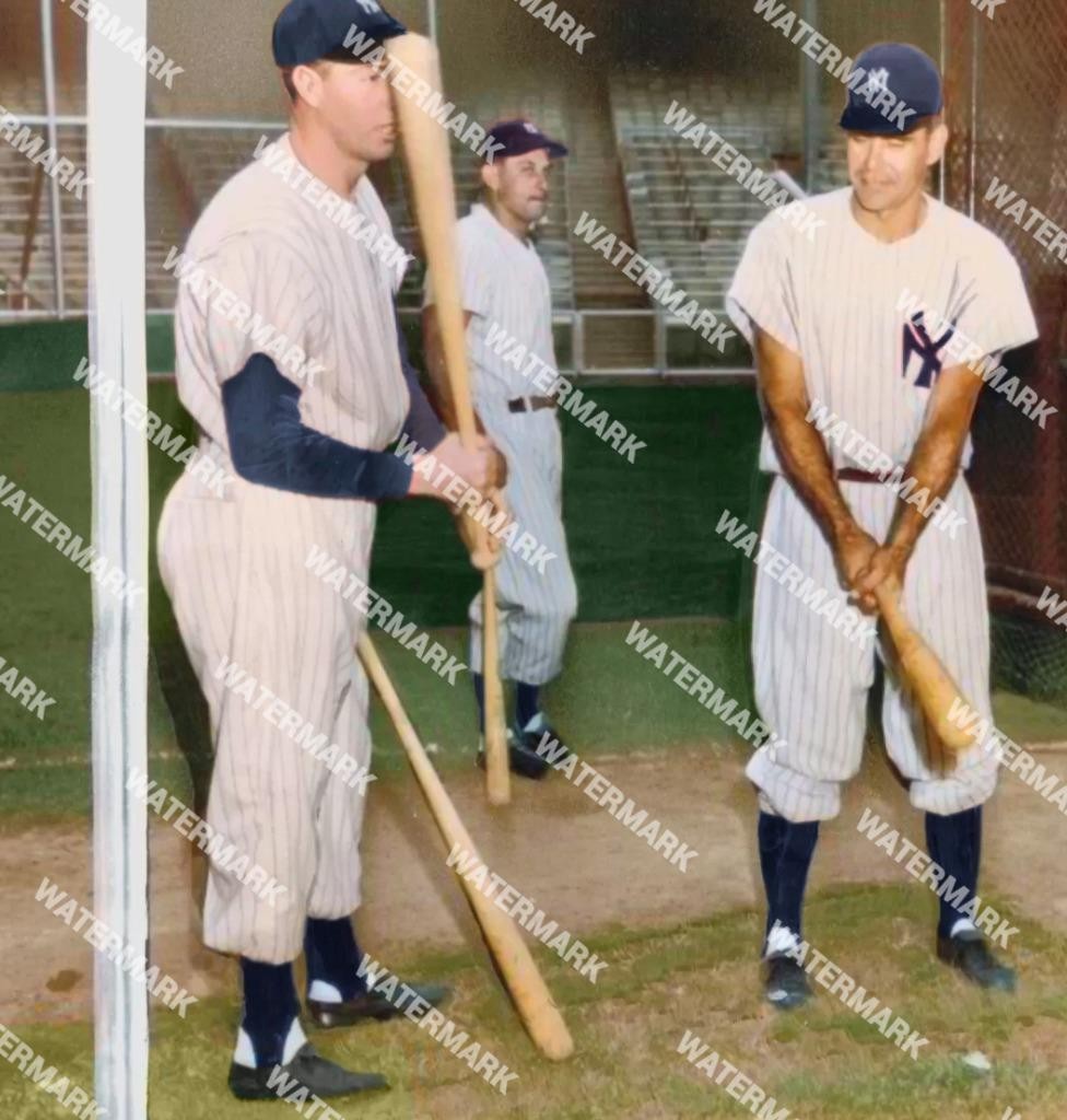 GW296 Joe DiMaggio - Charie Keller NY Yankees 8x10 11x14 16x20 Colorized Photo